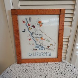 Vintage California Cross Stitch